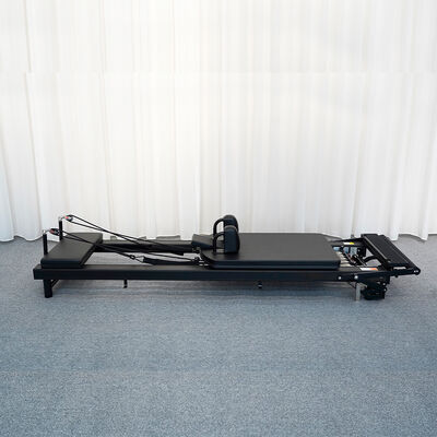 Quality High End Commercial Aluminium Reformer With Movable Foot Bar Gym Pilates Reformers factory