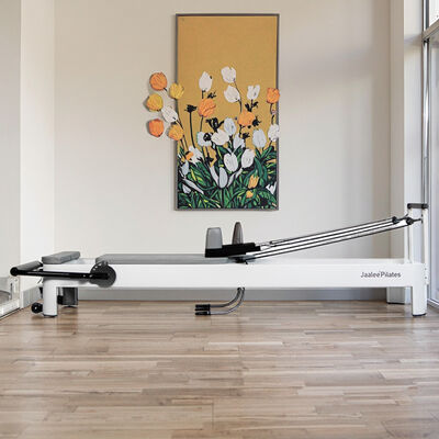 Ποιότητα Υψηλής ποιότητας φορητό Pilates Reformers Καλύτερος εξοπλισμός άσκησης από ξύλο οξιάς Ανθεκτικό και κομψό ξύλο οξιάς Pilatehigh προς πώληση Εργοστάσιο