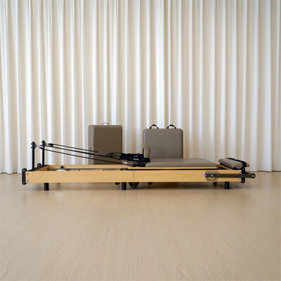 Calidad Maquina de pilates plegable de madera para el hogar de acondicionamiento físico culturismo Pilates Studio Fábrica