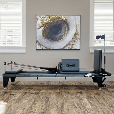 Quality Commercial Infinite Footbar Black Aluminum Pilates Reformer Yoga Pilate Hot Yoga factory