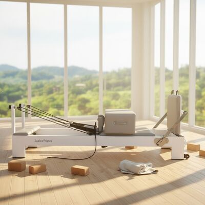 Quality Beech Wood Pilates Cadillac Reformer Wood Gym Fitness Equipment For Pilates Practice factory