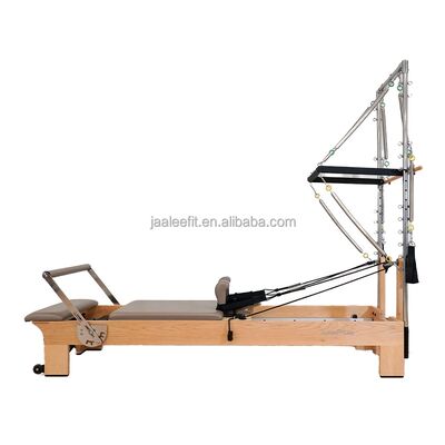 Quality Custom Maple Wood Pilates Reformer Half Trapeze Machine Home Studio Gym Tool With Tower factory