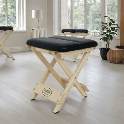 Quality Portable Folding Zen Bench Wooden Gym Soft Chair Yoga Stool Bench For Pilates Equipment Accessories factory