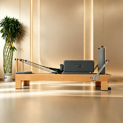 Quality Smooth Wood Reformer Adjustable Fitness Equipment For Home Maple Wood factory