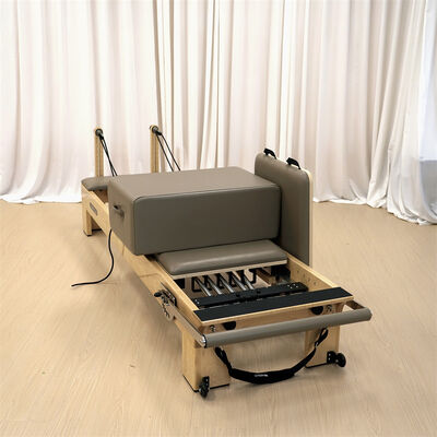 Quality Durable Maple Wood Pilates Reformer with Custom Logo for Pilates Studio and Yoga Training factory