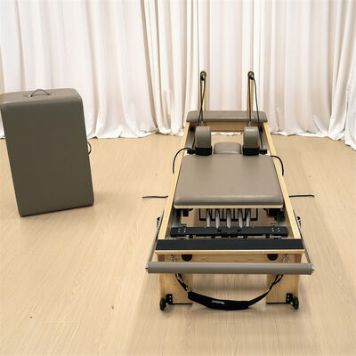 Quality Portable Wood Pilates Machine With Maple Wood Accessories For Studio And Gym factory