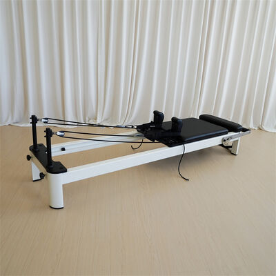 Qualidade Cama reformadora de pilates de alumínio direto da fábrica, equipamento de pilates de grau comercial para estúdio de fitness Fábrica
