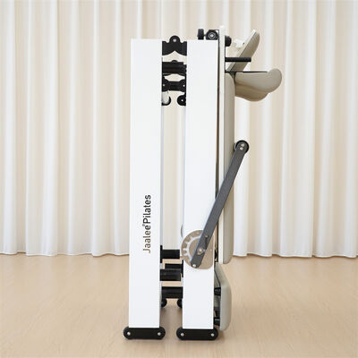 Kalite Ticari Stüdyo Ahşap Eko Dost Katlanabilir Pilates Reformer Çok Fonksiyonlu fabrika