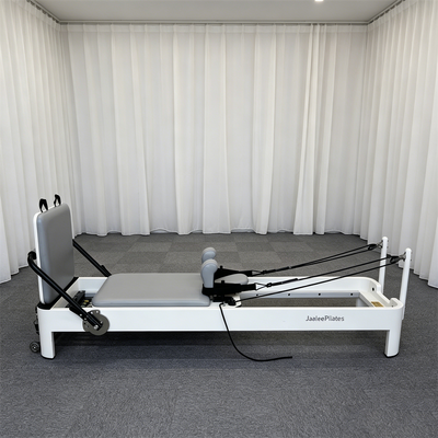 Quality Professional White Beech Wood Pilates Reformers Portable For Studios Australia Pilates factory