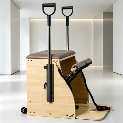 Quality Wooden Spring Reformer Pilates Wunda Chair For Sports Studio Home Use Maple Wood factory