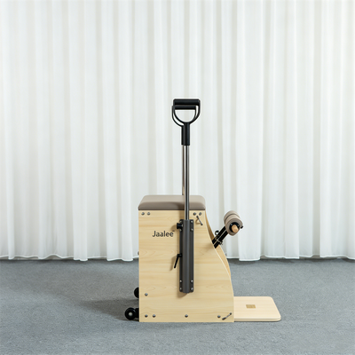 Qualidade Wunda Combo Treinamento Madeira Pilates cadeira com 4 alças de mola Madeira de Maple Para Pilates Estúdio Fábrica