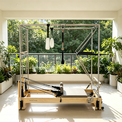Qualità 3 in 1 Cadillac Reformer di legno attrezzatura di allenamento per fitness yoga sport allungamento Fabbrica