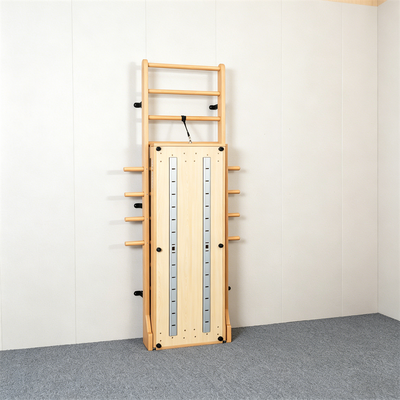 Qualità Scala scorrevole a due vie attrezzatura di pilates supporto in legno resistente con scivoli a gambe per uso in studio Fabbrica