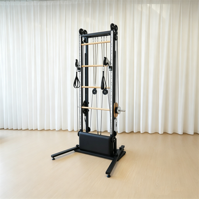 คุณภาพ Reformer พร้อม Core Tower ออกแบบมาเพื่อมอบการเคลื่อนไหวที่ควบคุมได้และการฝึกความต้านทาน เหมาะสำหรับสตูดิโอพิลาทิสและศูนย์สุขภาพ โรงงาน