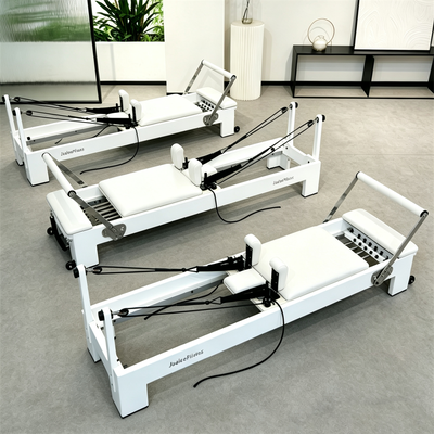 Qualität Professionelle Yoga Buche Holz Pilates Kernreformer Bett Holz Pilates Reformer Ausrüstung Schiebebett für Körpertraining Fabrik