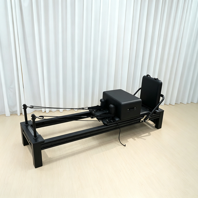 Calidad Reformador de Pilates ligero con construcción de aleación de aluminio que proporciona rendimiento y facilidad de transporte para estudios Fábrica
