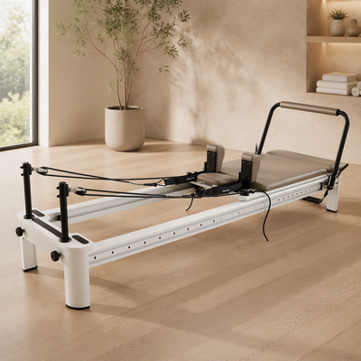 Calidad Cama de Núcleo Reformer de Pilates de Aluminio de Alta Estabilidad Juego Completo con Accesorios Máquina de Entrenamiento de Pilates Fábrica